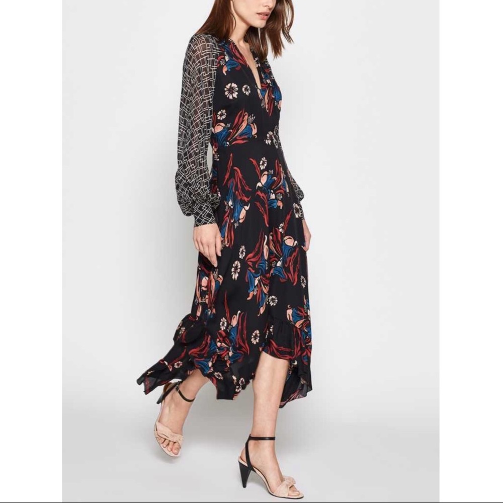 New Joie Morley Maxi Dress Boho Size 8